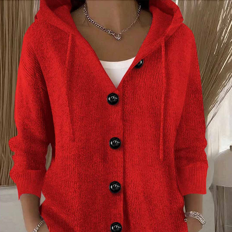 Solenne | Women’s Button-Front Knit Cardigan