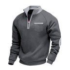 Gage | Men’s Stand-Collar Quarter-Zip Sweater