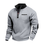 Gage | Men’s Stand-Collar Quarter-Zip Sweater