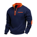 Gage | Men’s Stand-Collar Quarter-Zip Sweater