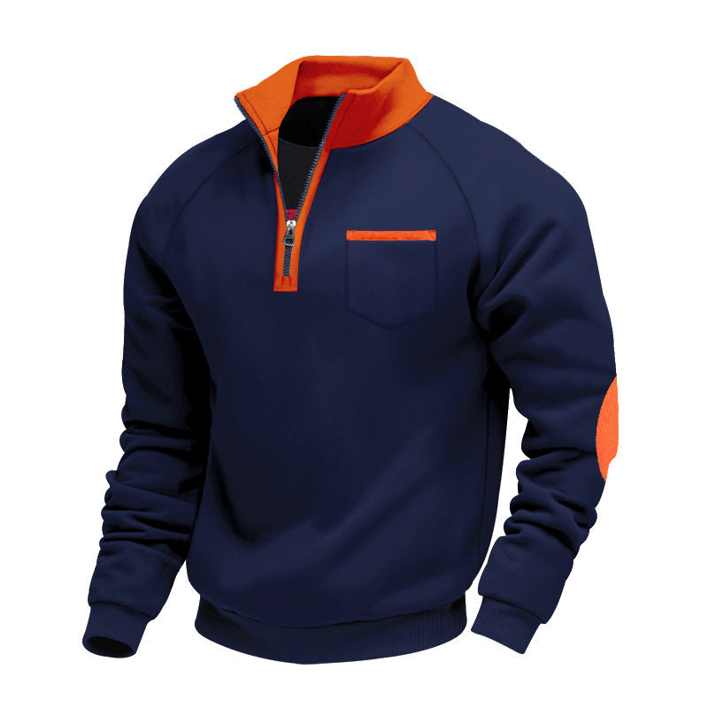 Gage | Men’s Stand-Collar Quarter-Zip Sweater