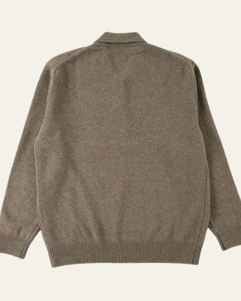 Davis | Men’s Button-Placket Knit Polo Sweater