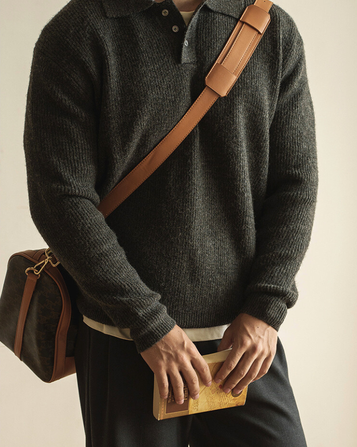 Harrison | Men’s Button-Neck Sweater