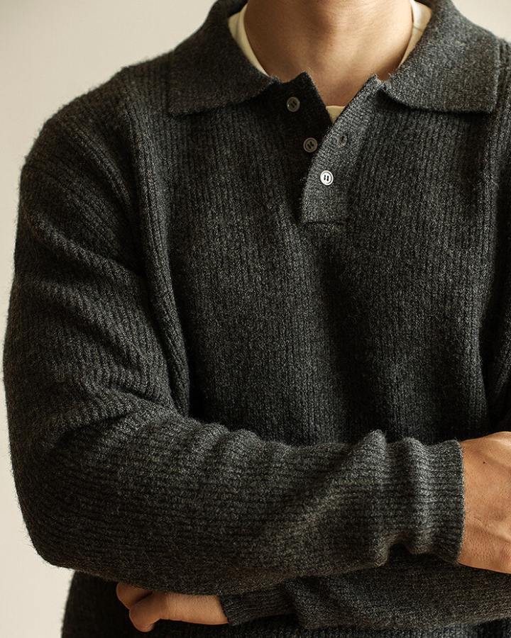 Harrison | Men’s Button-Neck Sweater