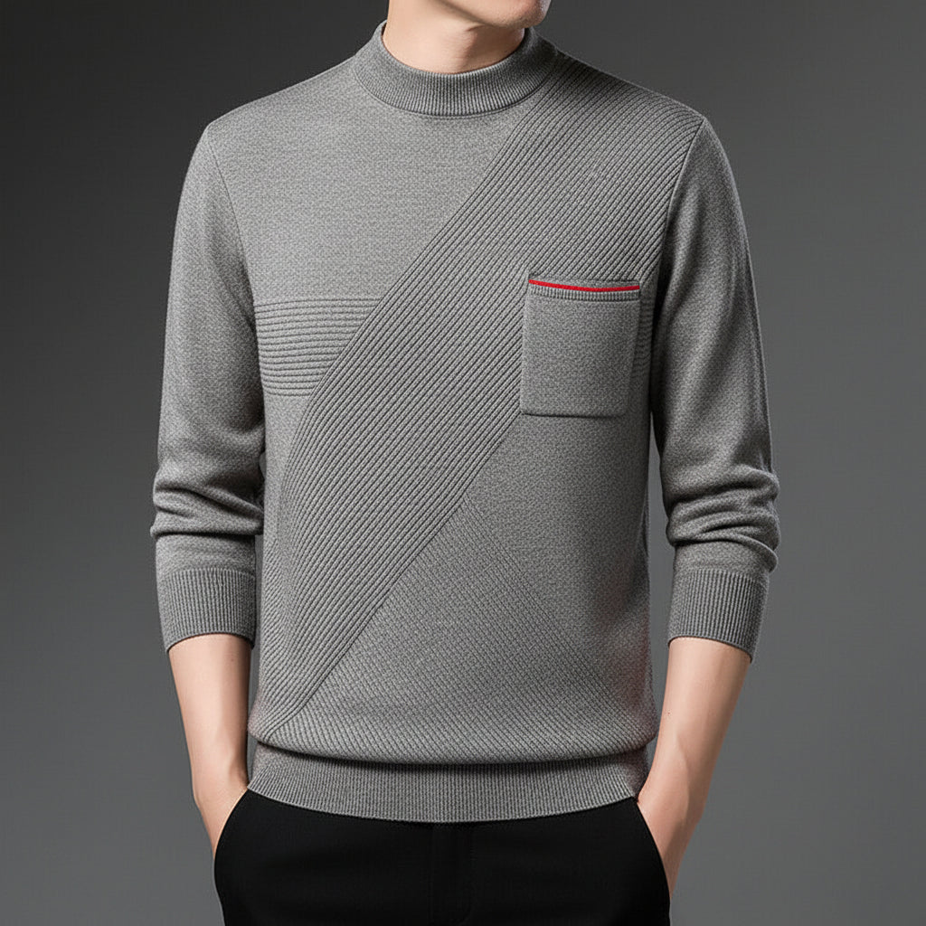 Gavin | Men’s Mock-Neck Knit Sweater