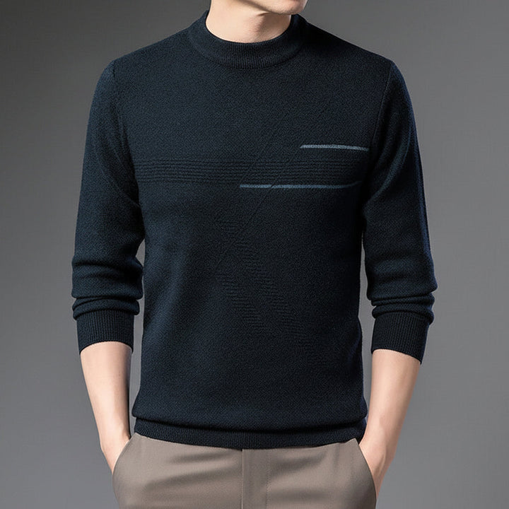 Gavin | Men’s Mock-Neck Knit Sweater