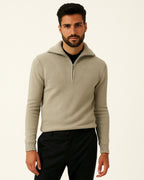 Bramley | Men’s Stand-Collar Knit Sweater
