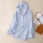 Sasha | Women’s Lightweight Button Front Hoodie