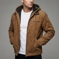 Wade | Men’s Suede-Effect Zip-Up Jacket