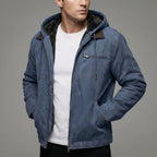 Wade | Men’s Suede-Effect Zip-Up Jacket