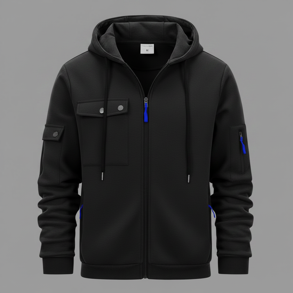 Zayden | Men’s Hooded Zip-Up Jacket