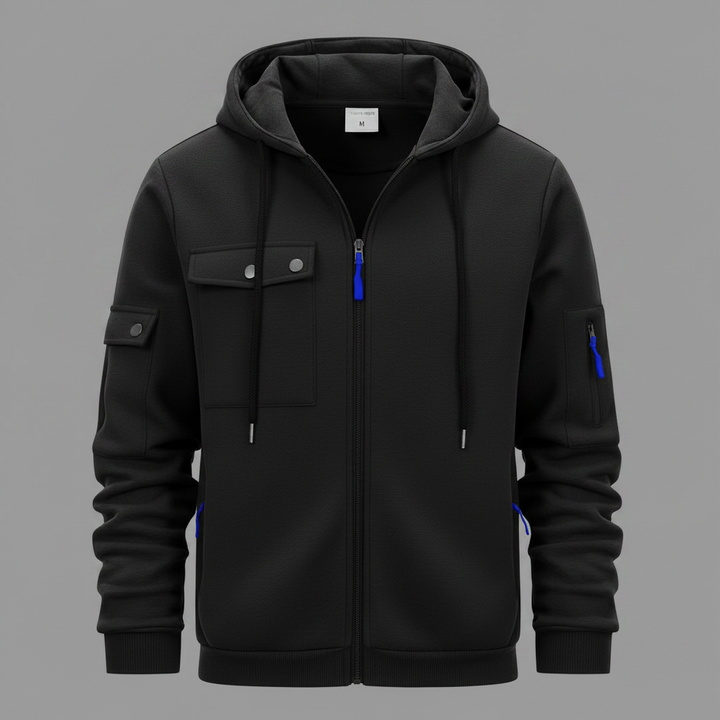 Zayden | Men’s Hooded Zip-Up Jacket