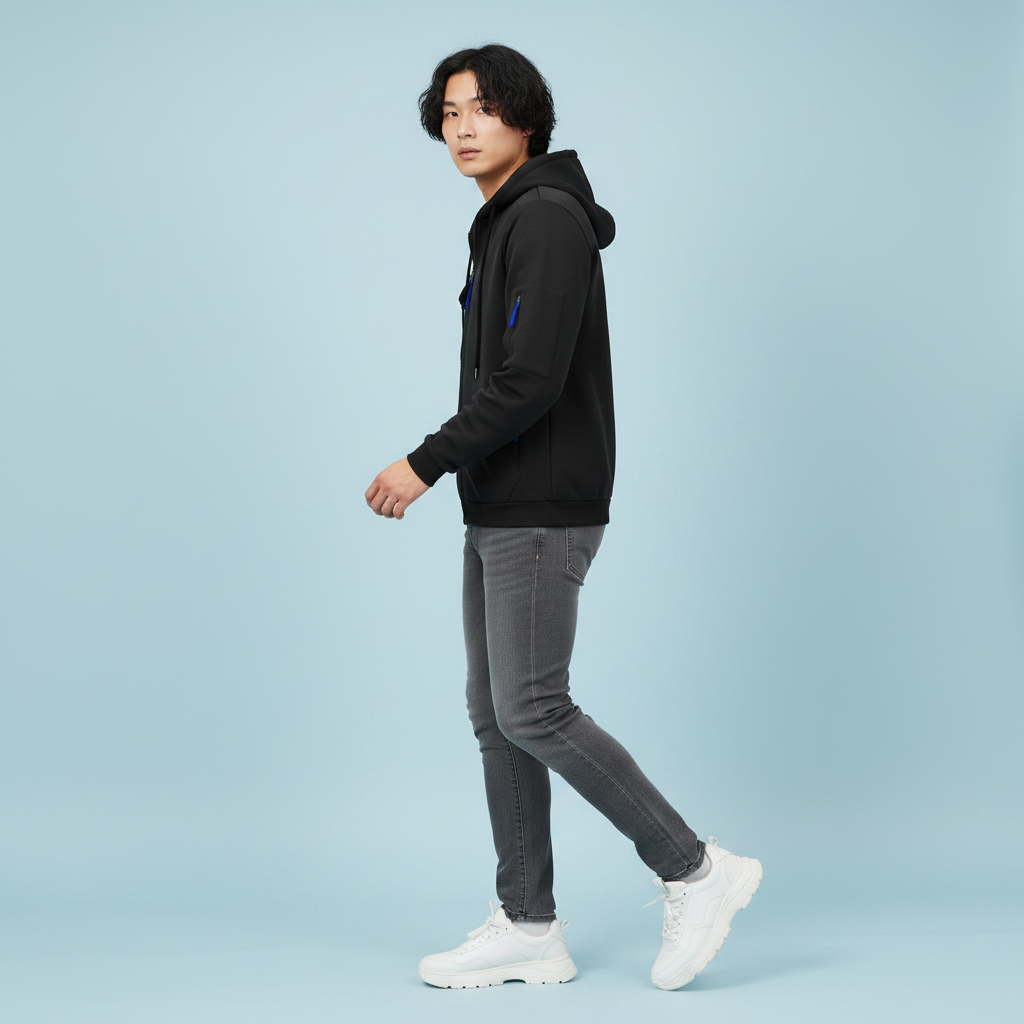 Zayden | Men’s Hooded Zip-Up Jacket