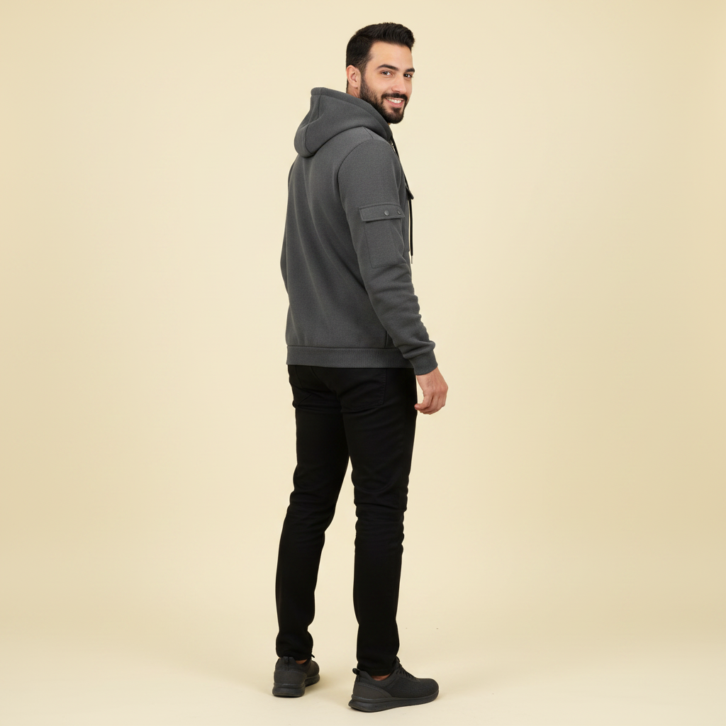 Zayden | Men’s Hooded Zip-Up Jacket