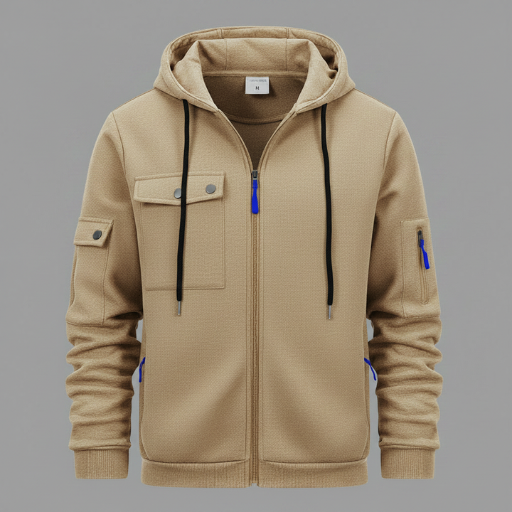 Zayden | Men’s Hooded Zip-Up Jacket