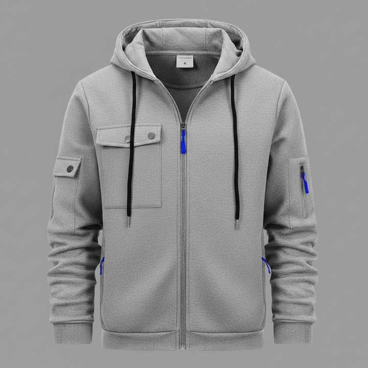 Zayden | Men’s Hooded Zip-Up Jacket