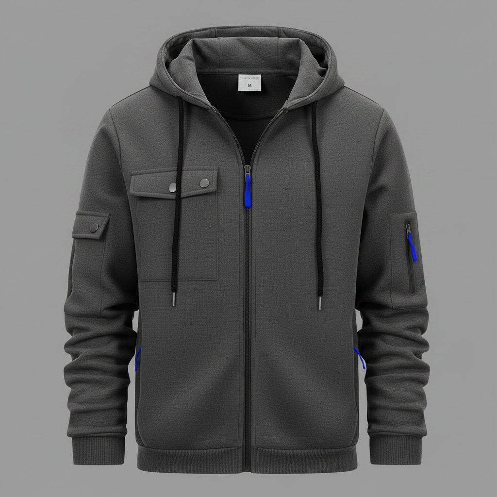 Zayden | Men’s Hooded Zip-Up Jacket