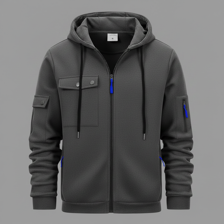 Zayden | Men’s Hooded Zip-Up Jacket