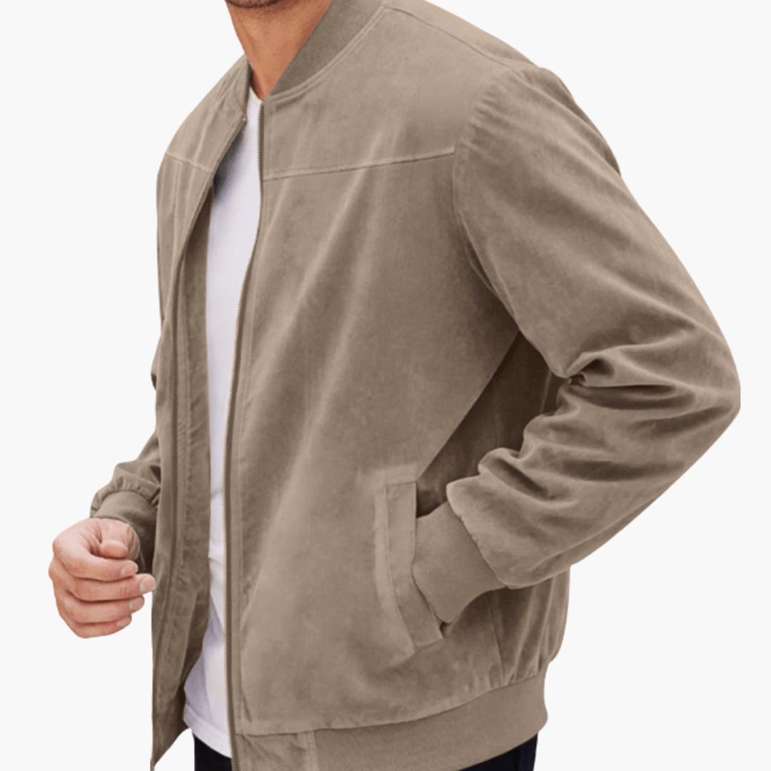 Mitchell | Men’s Zip-Up Bomber Jacket