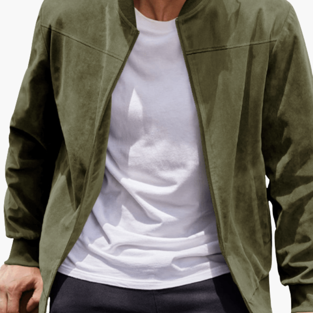 Mitchell | Men’s Zip-Up Bomber Jacket