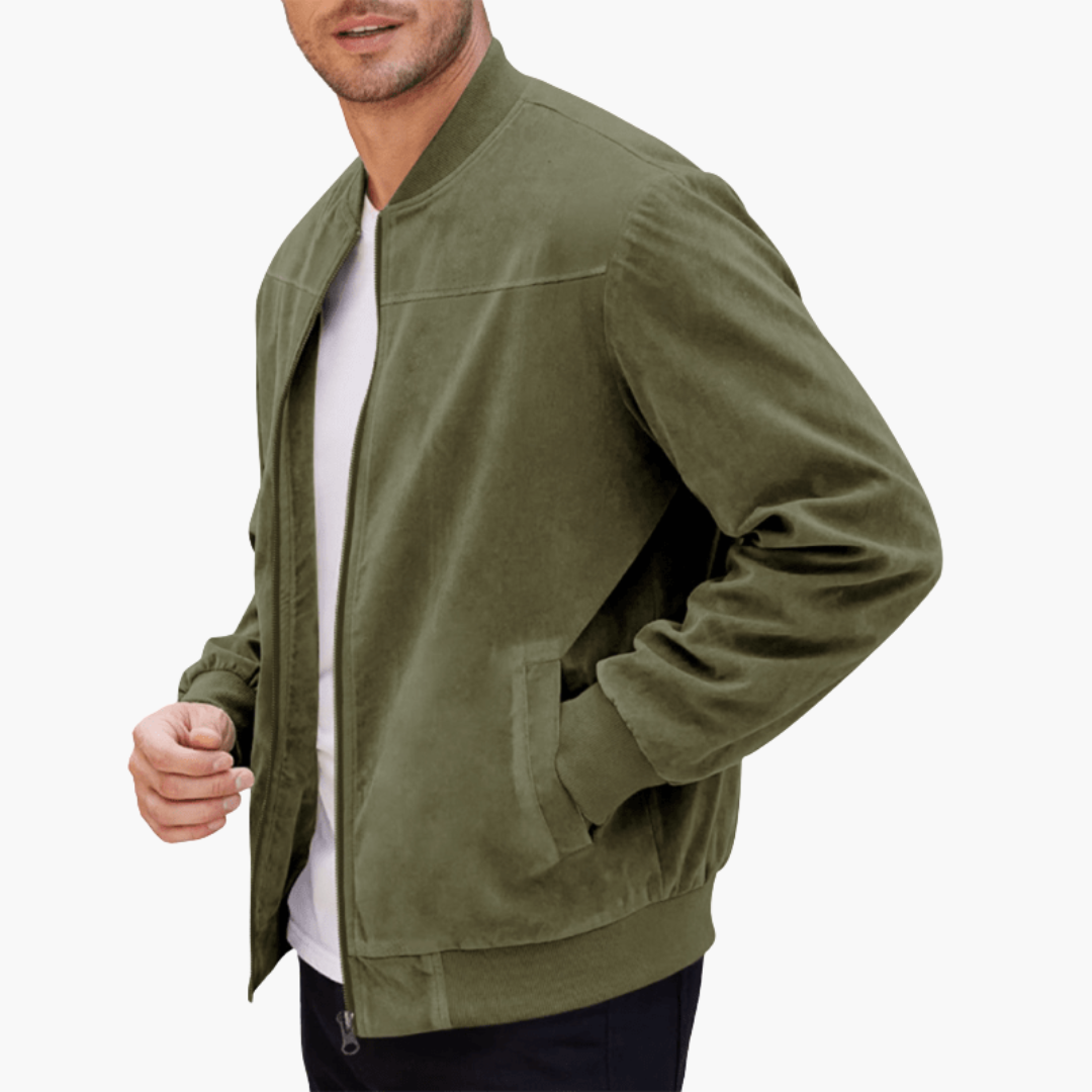 Mitchell | Men’s Zip-Up Bomber Jacket