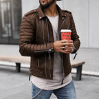 Draven | Men’s Quilted Padded Zip-Up Jacket