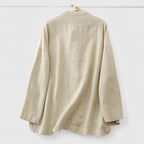 Men’s Mandarin Collar Button Up Shirt