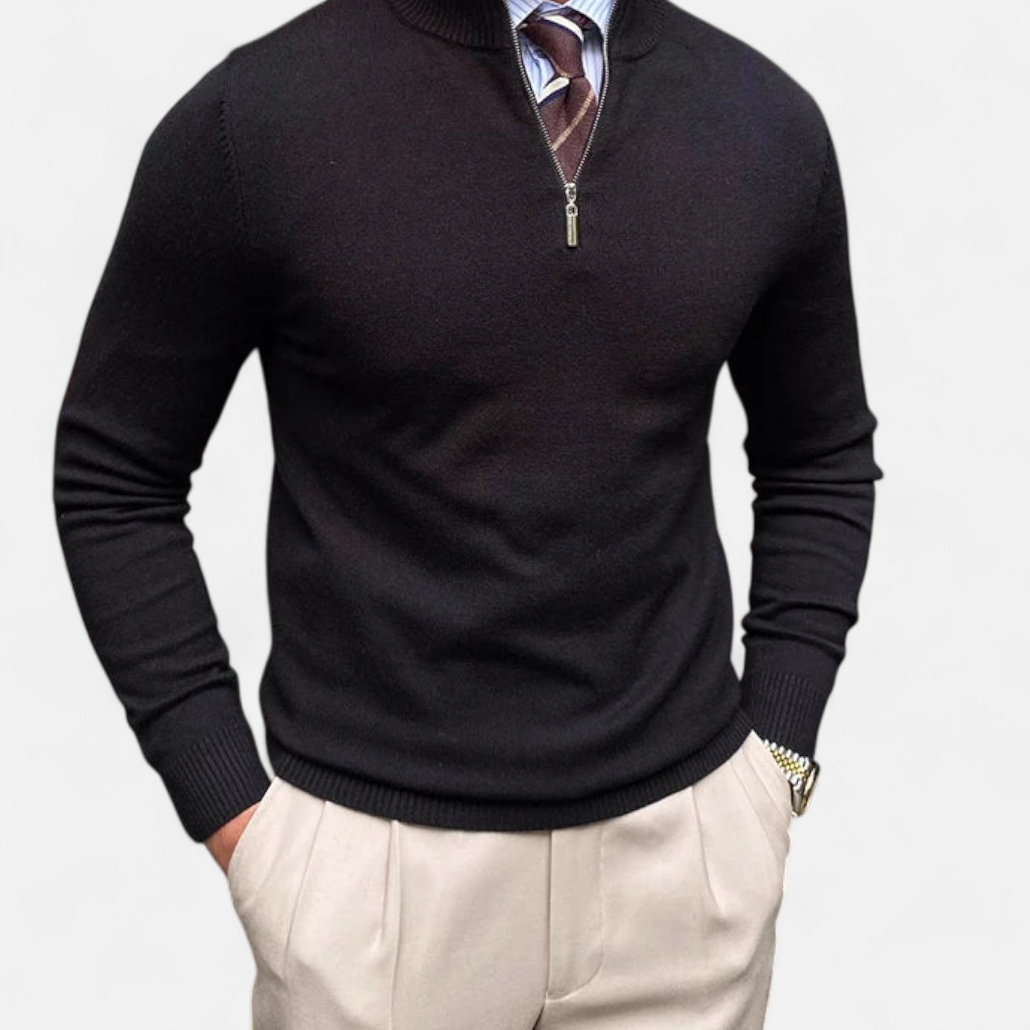 Raleigh | Men’s Knit Half-Zip Sweater