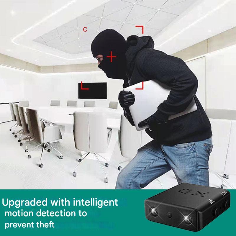 Compact surveillance camera for home and office security monitoring
