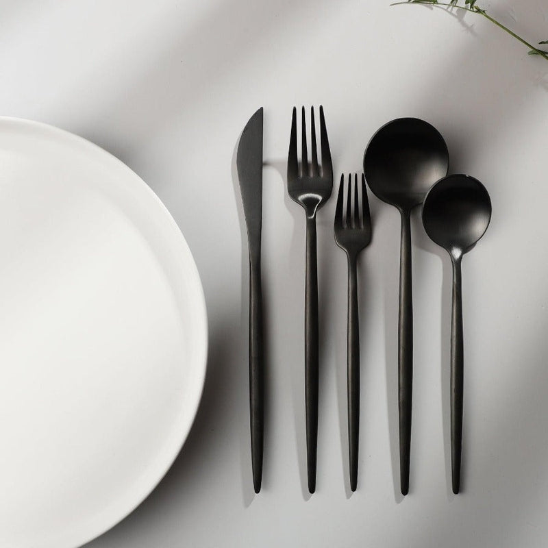 Minimalist dining utensils designed for contemporary home kitchens