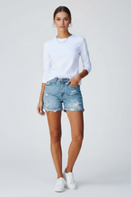 Women’s Distressed Denim Shorts