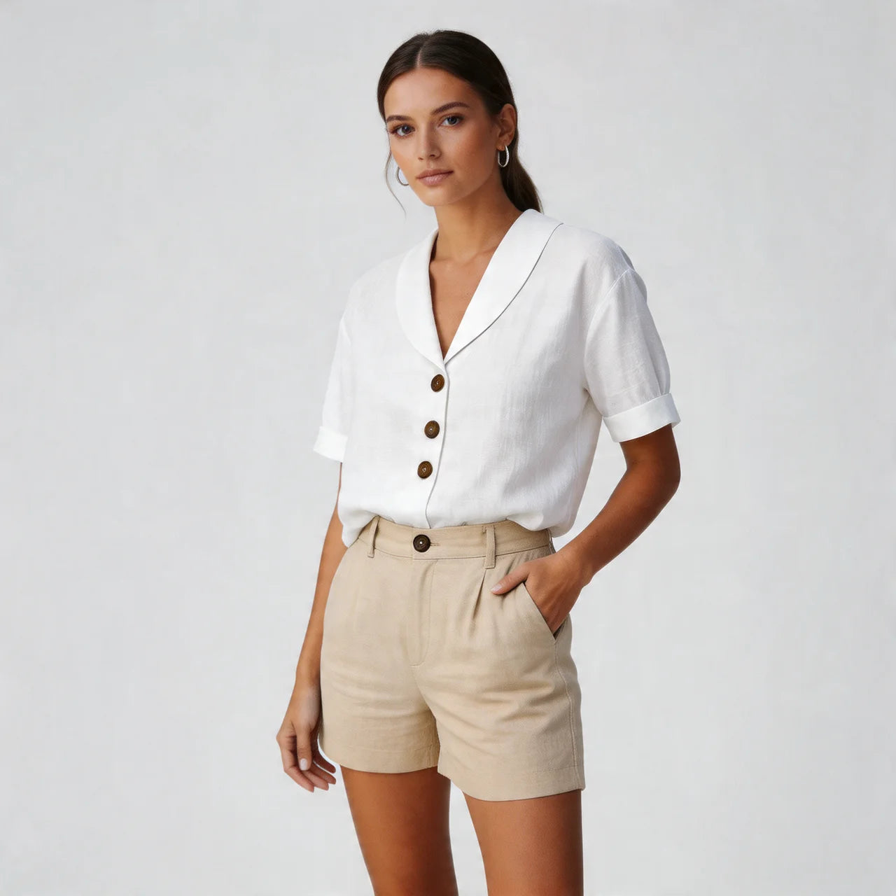 Women’s Button Front Blouse