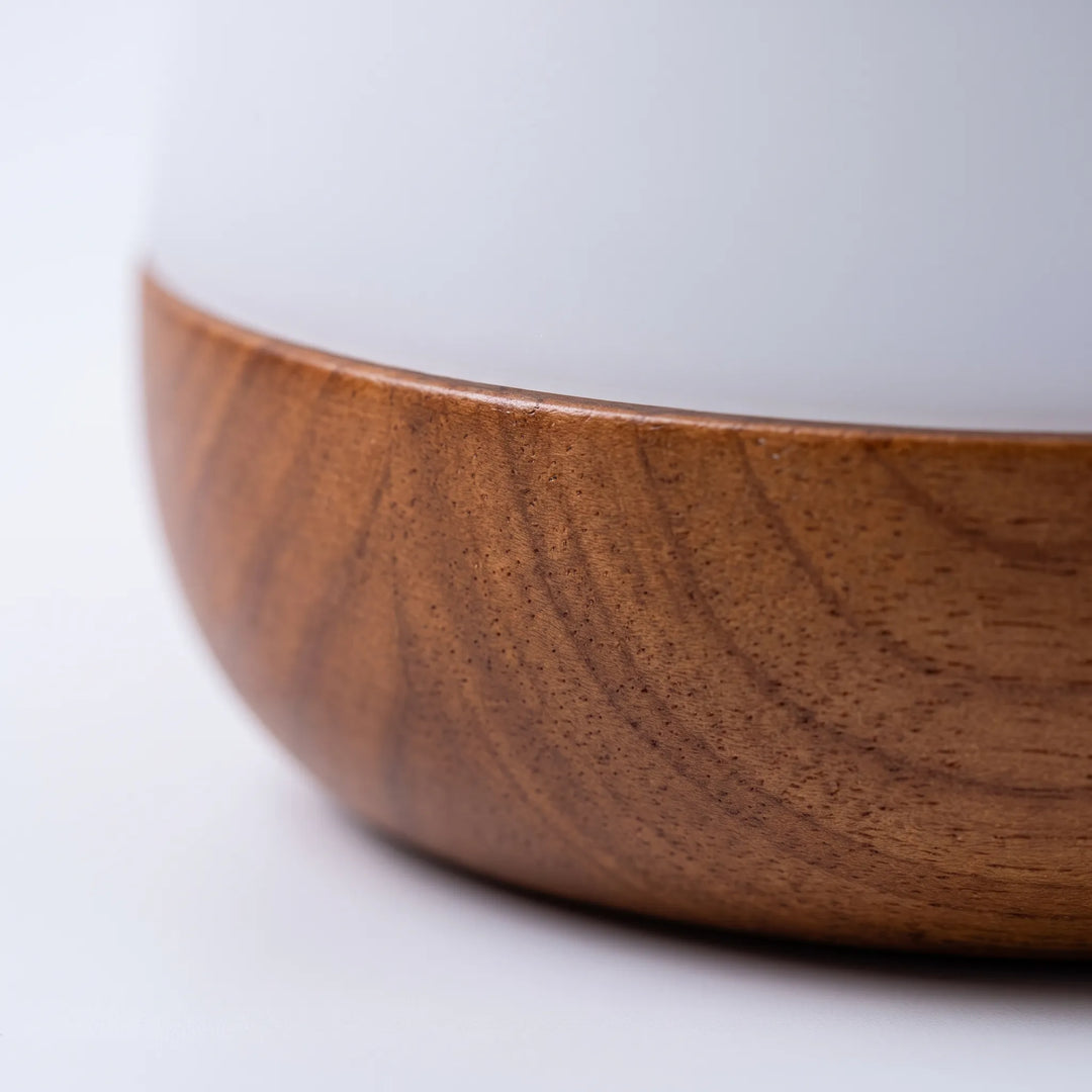 Close-up of smart bedside lighting showing touch control panel and sleek minimalist design