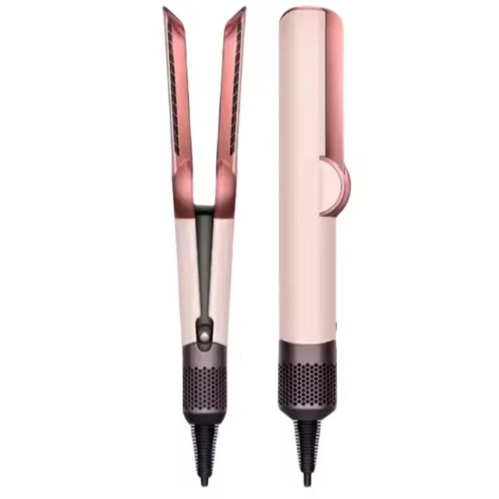 Unisex ceramic dual-function hair styler and dryer styling wand for smooth hair