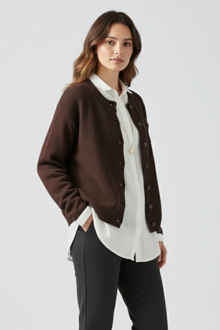 Odette | Women’s Round Neck Cardigan