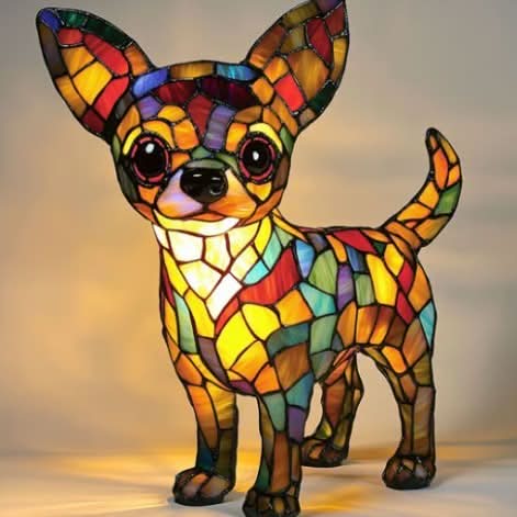 Modern bedroom lighting accessory with a cute canine design