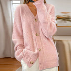 Rosavelle | Women’s Cable Knit Button Front Cardigan