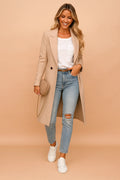 Virella | Women’s Classic Double Breasted Longline Coat