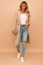 Virella | Women’s Classic Double Breasted Longline Coat
