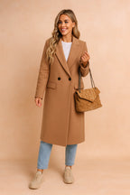 Virella | Women’s Classic Double Breasted Longline Coat