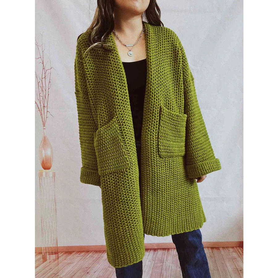Ansleigh | Women’s Chunky Knit Open Front Cardigan