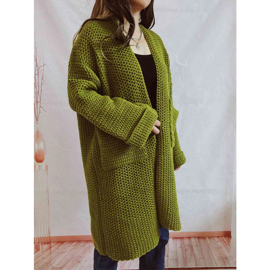 Ansleigh | Women’s Chunky Knit Open Front Cardigan