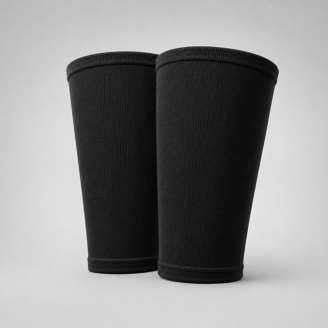 Flexible leg shaping bands offering comfortable compression