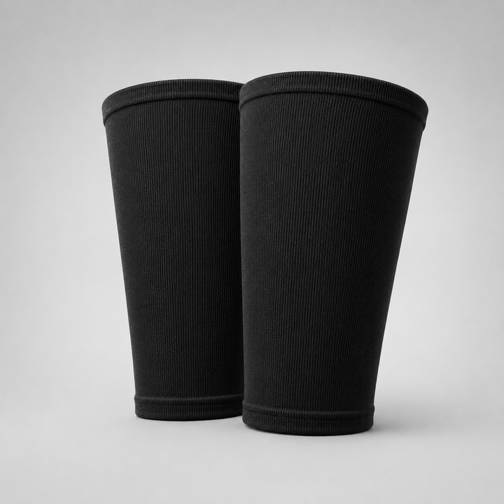 Flexible leg shaping bands offering comfortable compression