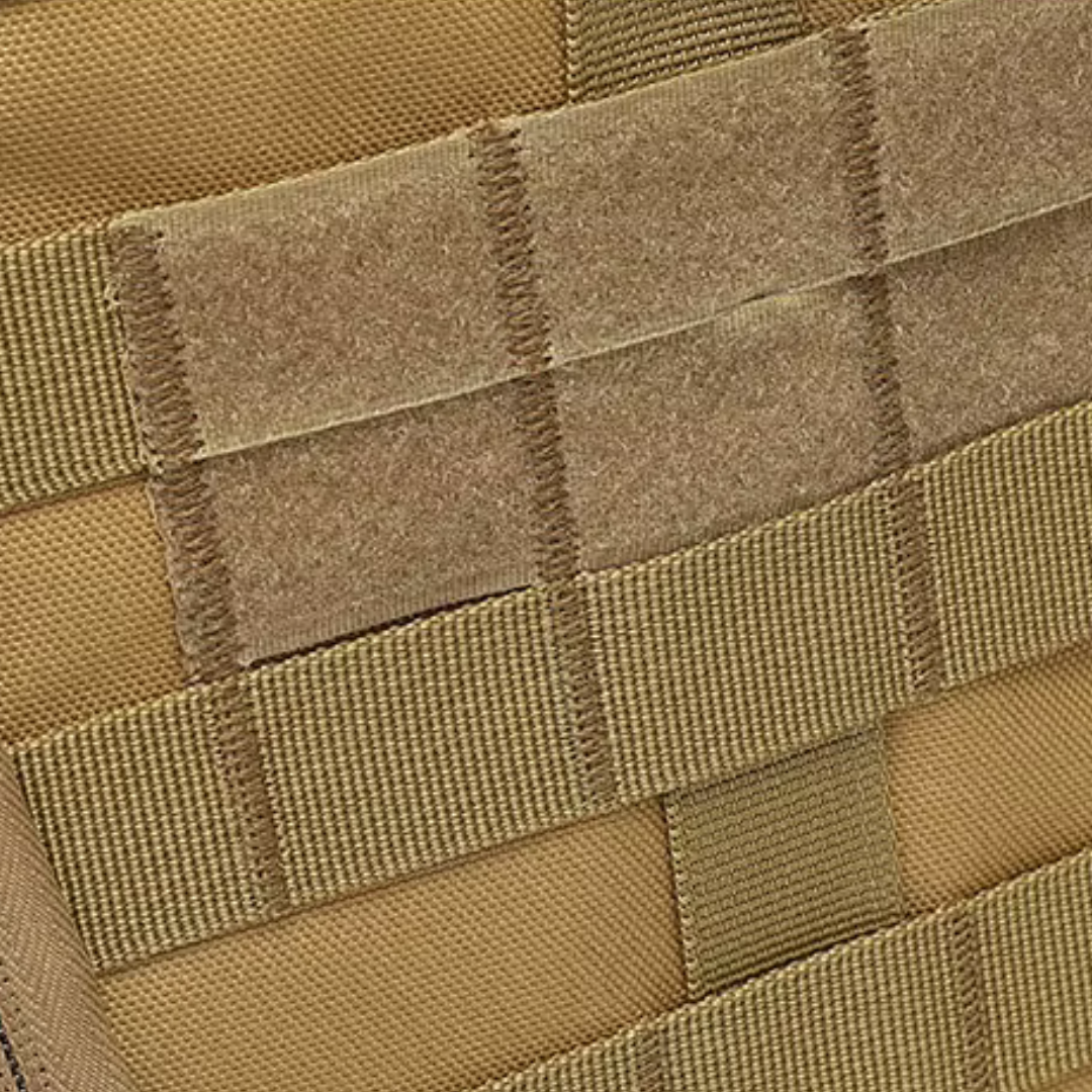 Bottom gear loops for attaching sleeping bag on tactical pack