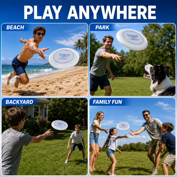 Professional ultimate flying disc for outdoor sports and recreational play