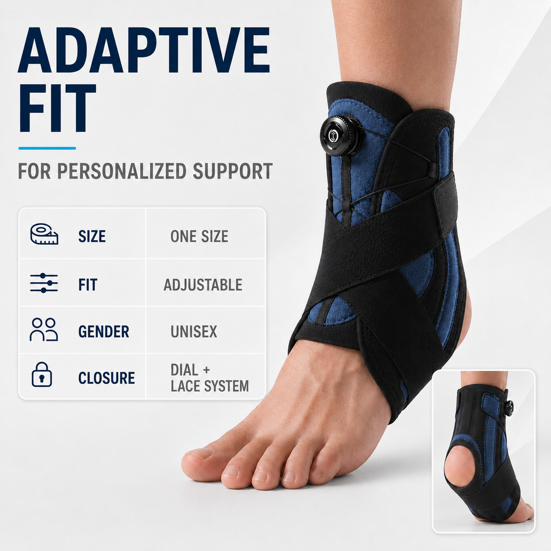 Targeted compression ankle sleeve for soothing tendonitis and joint pain relief