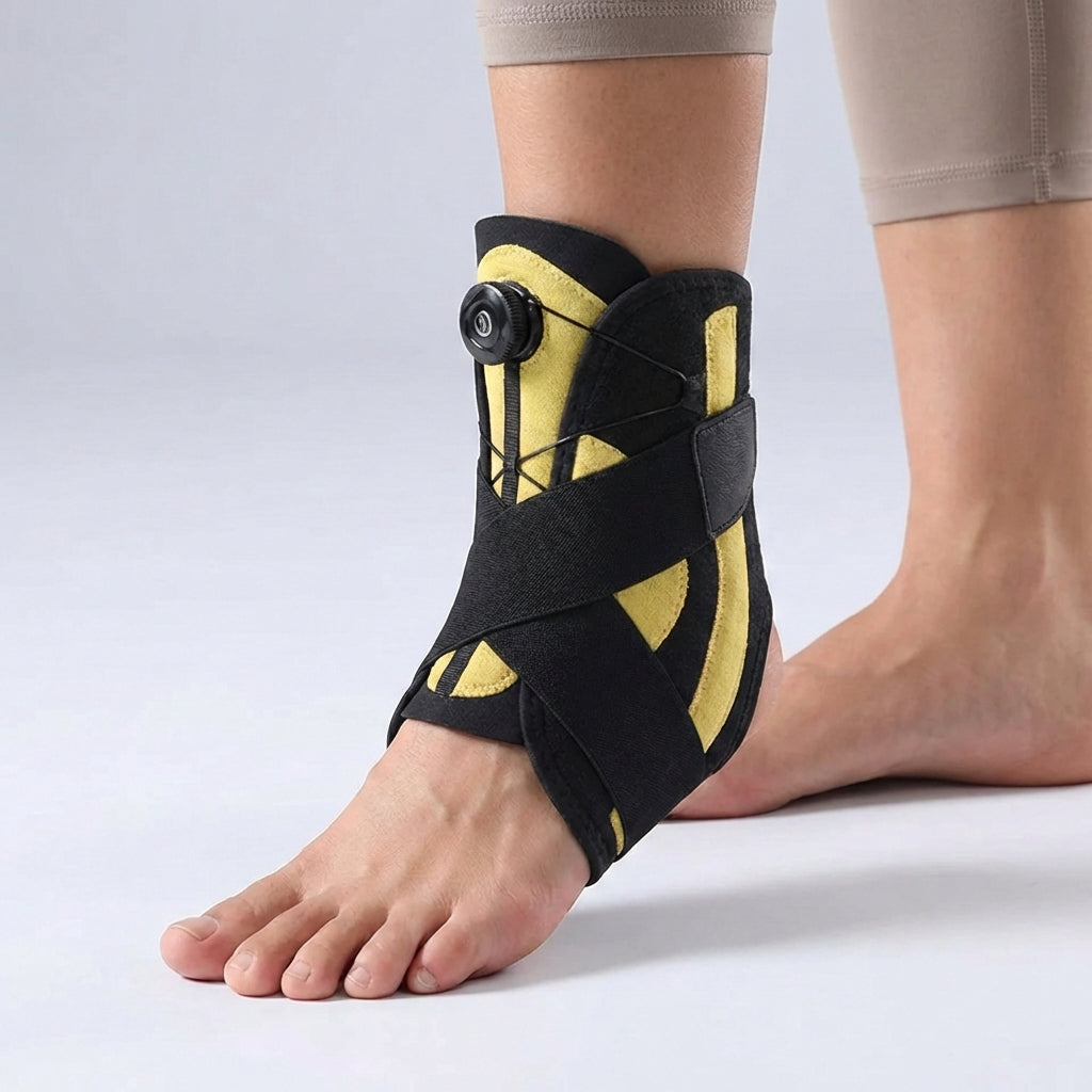 High-performance ankle brace stabilizer ideal for basketball and soccer players