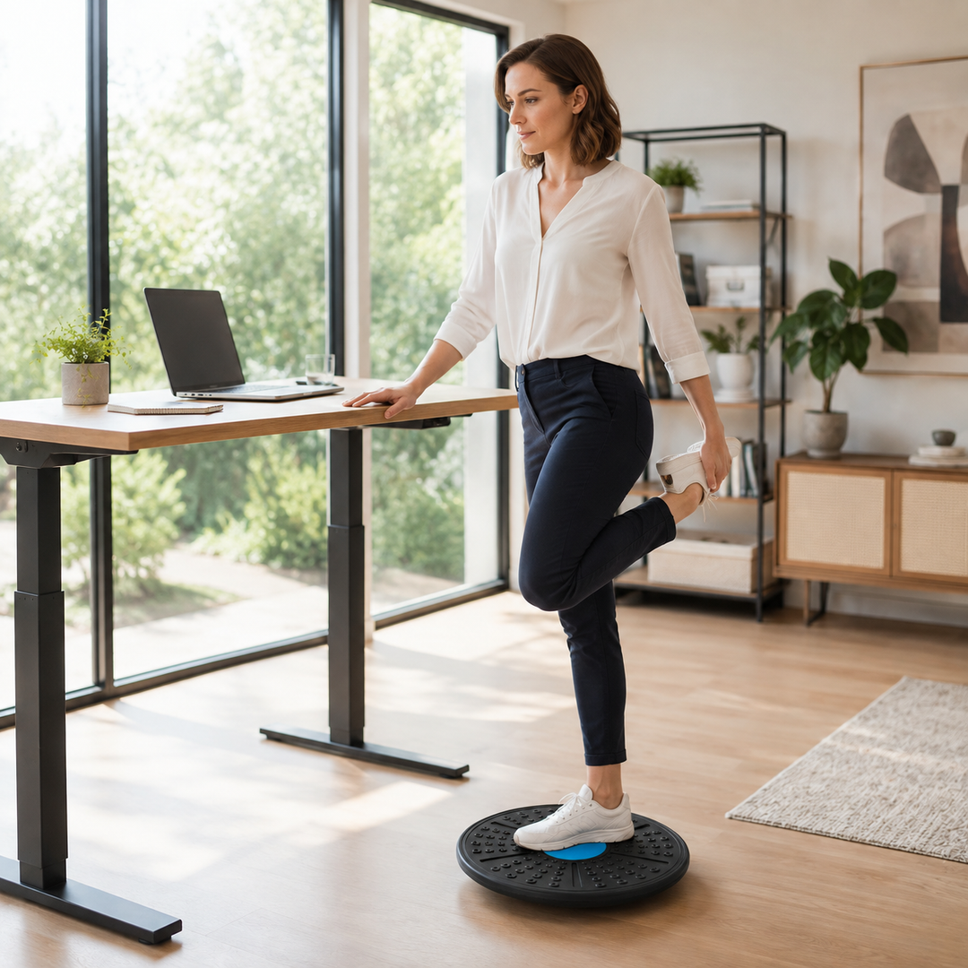 Advanced fitness balance board for athletic performance training
