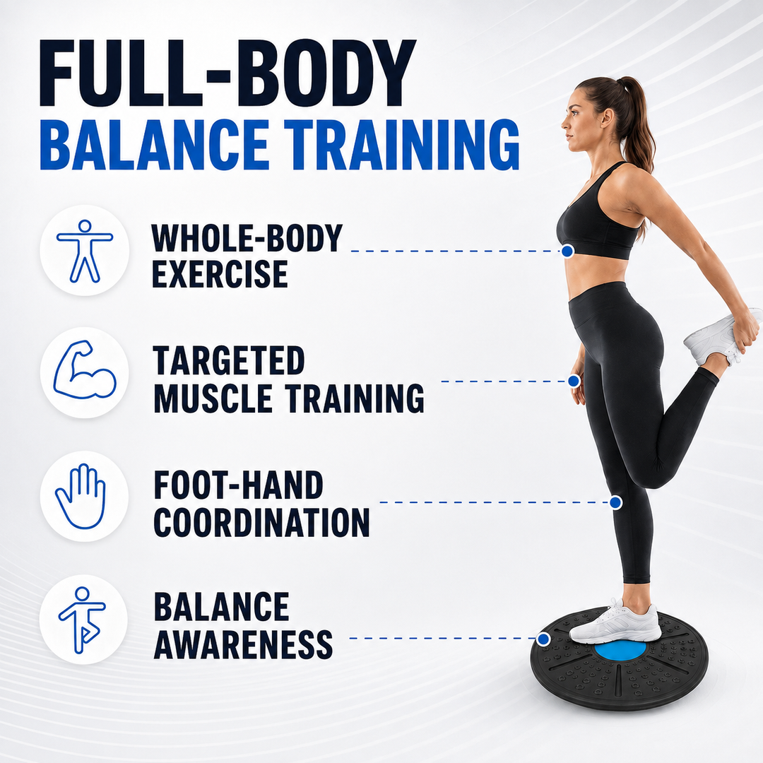 Core trainer balance board for enhancing stability and agility